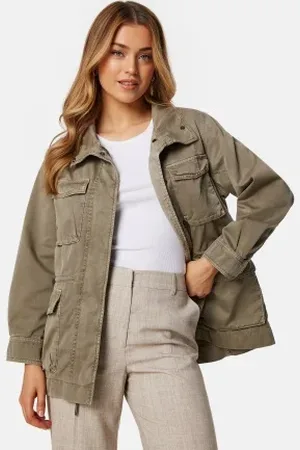GANT Garment Dye Field Jacket Light green XS