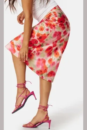 VILA Vidinna High Waist printed skirt 38