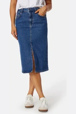 Object Objellen Midi Denim Skirt XS