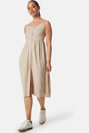VILA Vipricil strap button dress 34