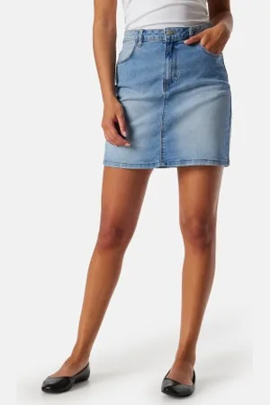 Pieces® Pcpeggy HW Denim Skirt XS