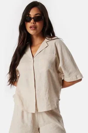 ONLY Onltokyo Life Linen Shirt Moonbeam XS