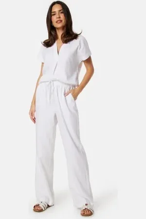 BUBBLEROOM Matilde Linen Blend Trousers M