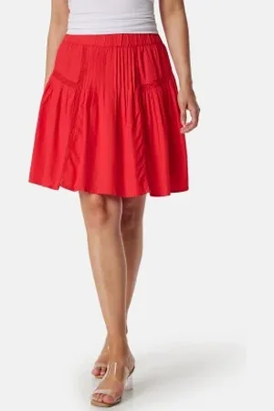 VILA Vinensa High Waist short skirt Red 34