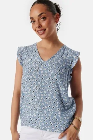 Pieces® Pcnya SL V-Neck Top M