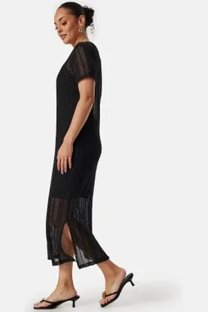 VILA Vigardea O-Neck S/S ankle dress XS