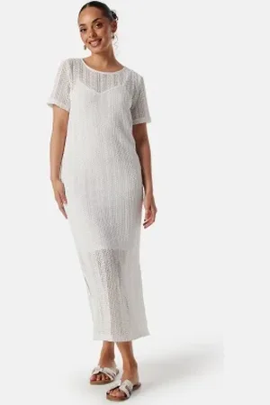 VILA Vigardea O-Neck S/S ankle dress M