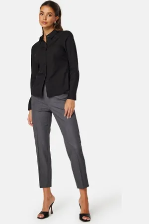BUBBLEROOM Milla Slim Fit Shirt Black 34