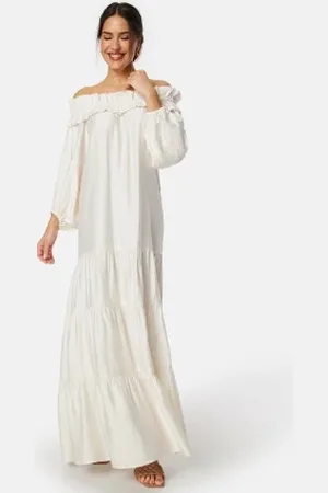 BUBBLEROOM Off Shoulder Maxi Dress M