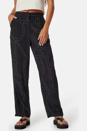 ONLY Onldea Palazzo Pants Black AOP:AOP XS/32