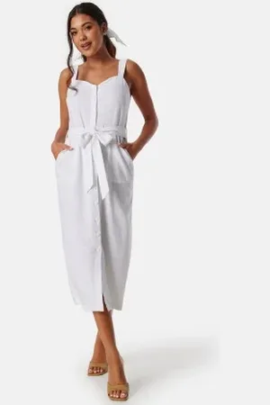 BUBBLEROOM Linen Blend Dress 38
