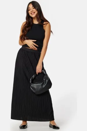 BUBBLEROOM Pleated Maxi Skirt XS