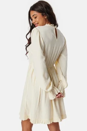 BUBBLEROOM Viscose Frill Dress 38
