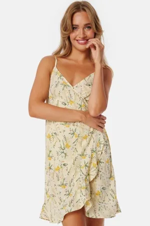 BUBBLEROOM Flounce Short Strap Dress XS