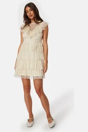 BUBBLEROOM Lace Frill Dress M