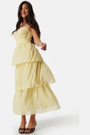 BUBBLEROOM Frill Strap Dress 36