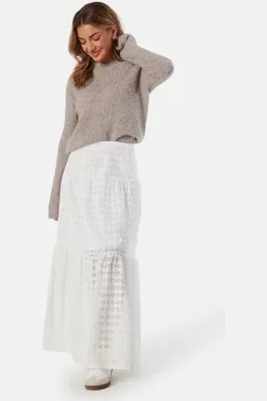BUBBLEROOM Broderie Anglaise Maxi Skirt M