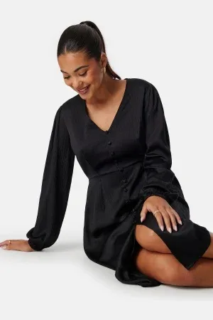 Happy Holly Gwen Satin Dress 36/38