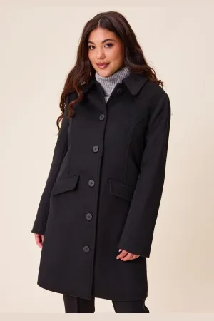 Happy Holly Straight Wool Blend Coat 32/34