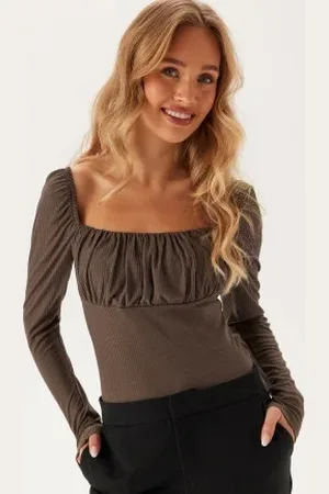 BUBBLEROOM Neija Square Neck Top S