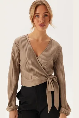BUBBLEROOM Jolie Wrap Top XS