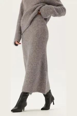 SELECTED Slfgabella Hw Midi Knit Skirt XS