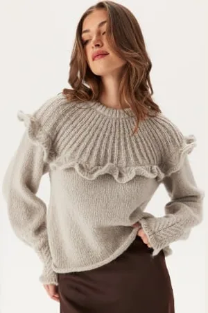 Pieces® Pcrikka Ls Oneck Knit XS