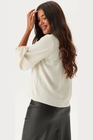 VERO MODA Vmolivia L/S V-NECK TOP WVN V- XS