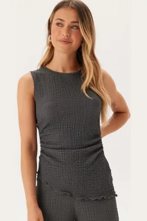 BUBBLEROOM Structure Sleeveless Top XS
