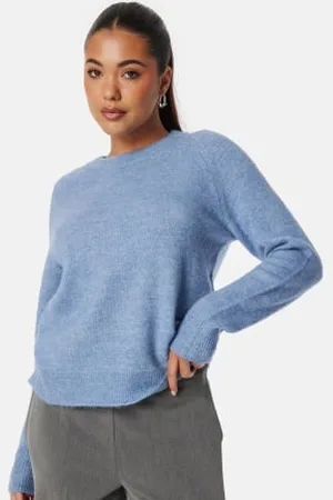 SELECTED Slflulu LS Knit O-Neck S