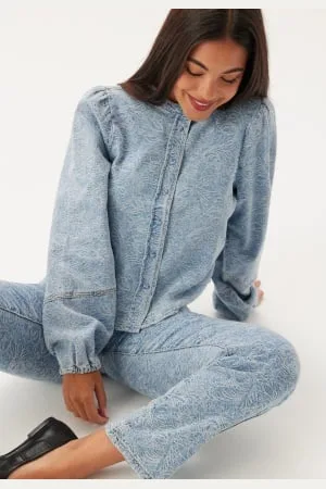 VILA Vichris L/S DENIM SHIRT DENIM 36