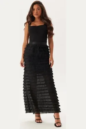 Y.A.S Kira Hw Tulle Long Skirt XS