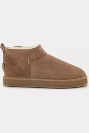 Shepherd Glasgow Sheepskin Boots Chestnut 36