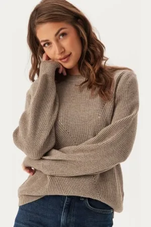 Object Objditte Re L/S KNIT PULLOVER XL