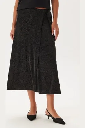 Happy Holly Sparkling Wrap Midi Skirt 32/34