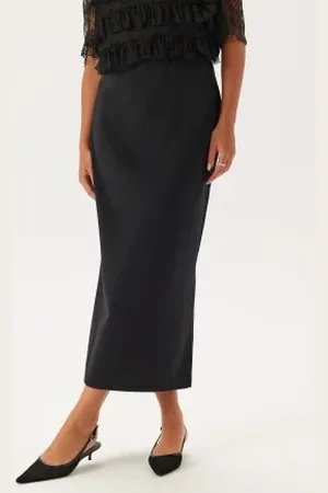 Happy Holly Soft Long Penskirt Black 32/34