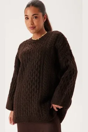 VILA Vikaia L/S OVERSIZE CABLE KNIT XS