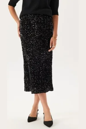 VILA Vifaith Hw Midi Sequin Skirt XS