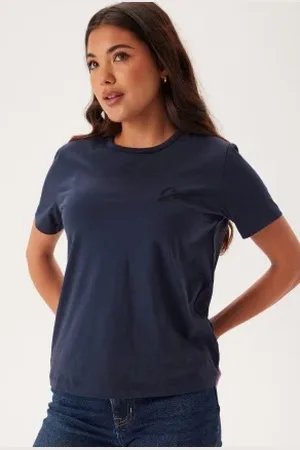 GANT Reg Script Ss T-shirt Evening Blue XS