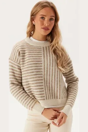 VERO MODA Vmuranus Ls Oneck Cropped Pull XS