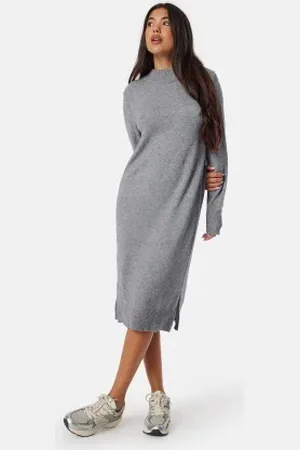 VILA Ril Crew Neck Midi Dress XS