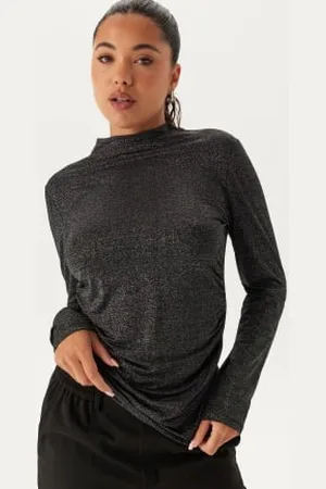 Pieces® Pcmonica Ls Glitter Ruching To XS