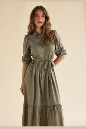Happy Holly Viscose Shirt Dress 44/46