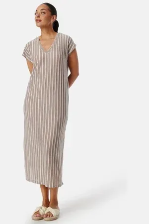 VERO MODA Vmlana Ss V-neck Calf Dress Jrs XS