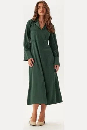 Y.A.S Pella Ls Long Shirt Dress XS