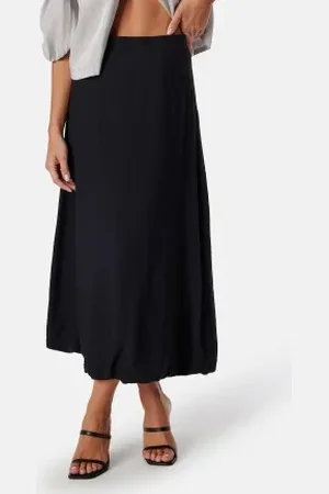 BUBBLEROOM Bubble Hem Midi Skirt XS