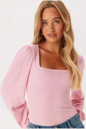 BUBBLEROOM Square Neck Balloon Sleeve Top XL