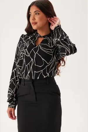 VILA Vipaya Siv O-neck L/S TWIST TO 34