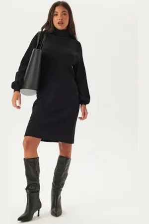 VILA Viostria Roll Neck L/S KNIT DR XS