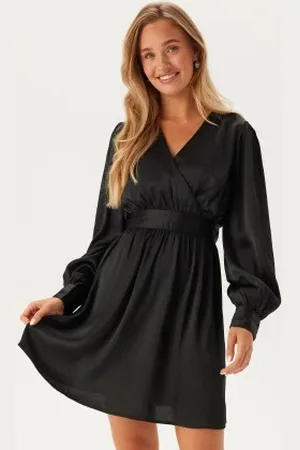 BUBBLEROOM Wrap L/S Dress XS